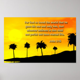 Póster John 3 : 16