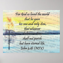 Póster John 3:16 Gran Poster