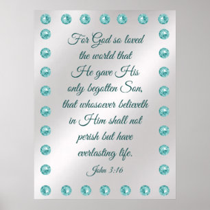 Póster John 3:16 Poster
