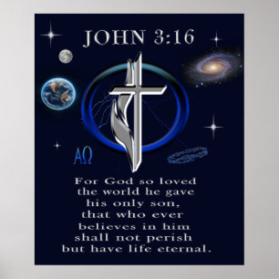Póster John 3:16 poster