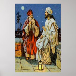 Póster John 3:1-21 Debes nacer un nuevo