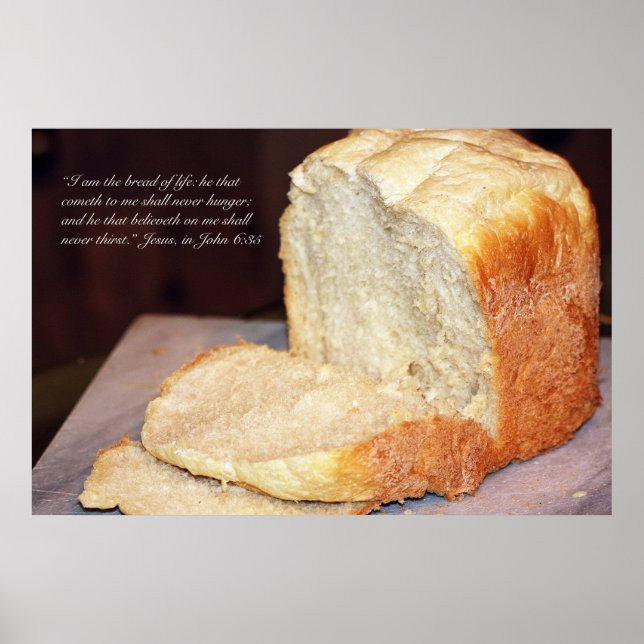 Póster John 6:35 Poster de guiones (Frente)