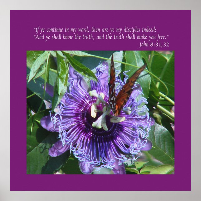Póster John 8 31:32 Imprimir/Poster (Frente)