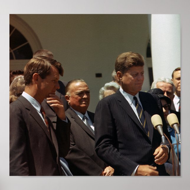 Póster John and Robert Kennedy with J. Edgar Hoover (Frente)