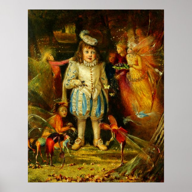 Póster John Anster Fitzgerald: Fairyland (Frente)