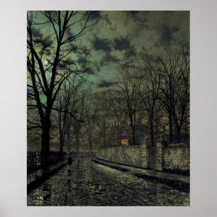 Póster John Atkinson Grimshaw - Noviembre