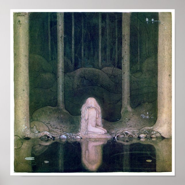 Póster John Bauer (1913) Poster de Tuvstarr (Frente)