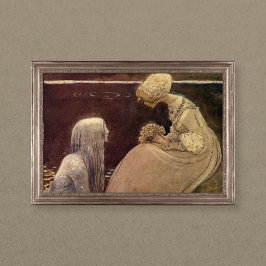 Póster John Bauer Agneta y el lago King