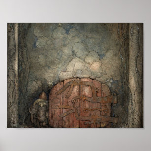 Póster John Bauer - Bergaporten