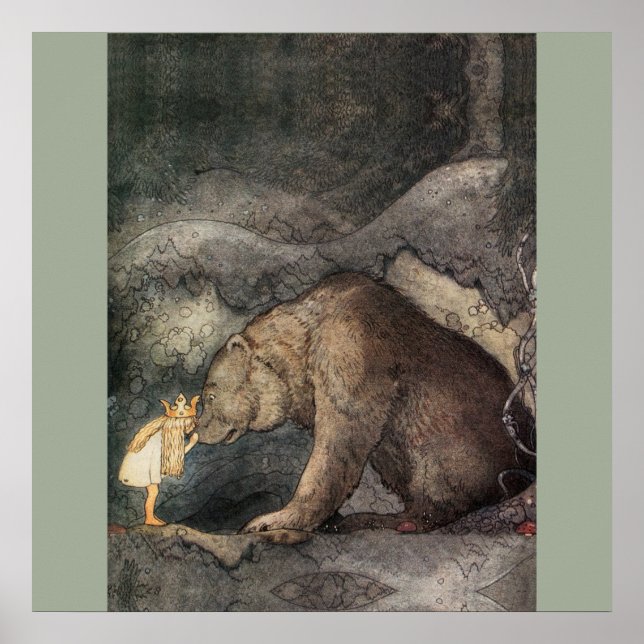 Póster John Bauer - La aventura de Bella (Frente)