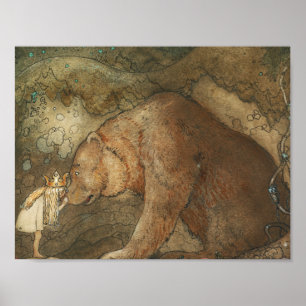 Póster John Bauer - Pobre Pequeña Base