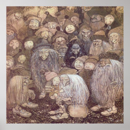 Póster John Bauer Troll Art