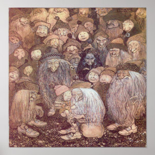 Póster John Bauer - Trolls