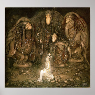 Póster John Bauer - Trolls