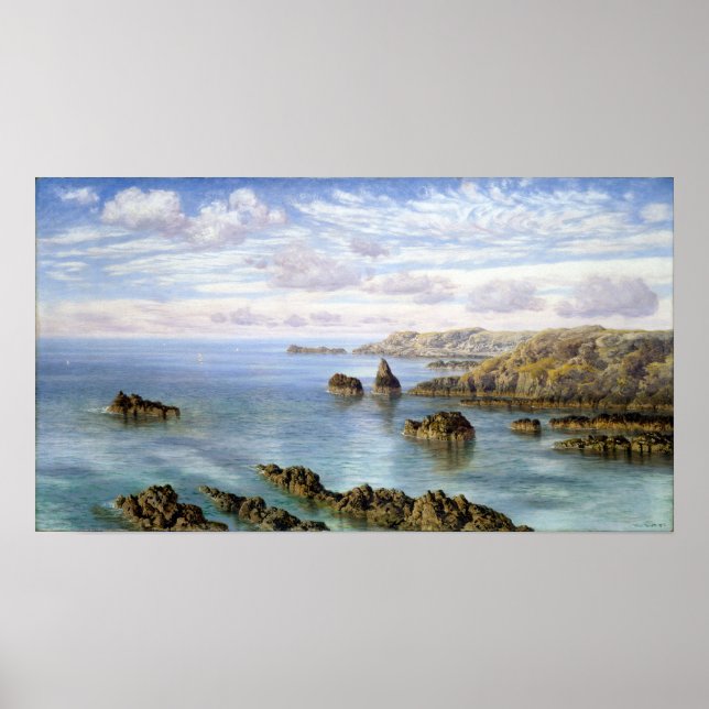 Póster John Brett, Costa Sur de Guernsey (Frente)