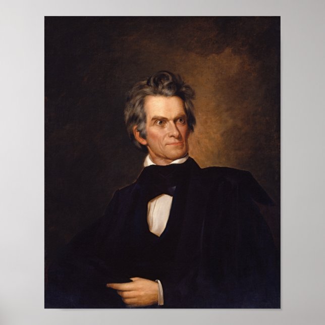 Póster John C. Calhoun — Cuadros de Historia de los Estad (Frente)