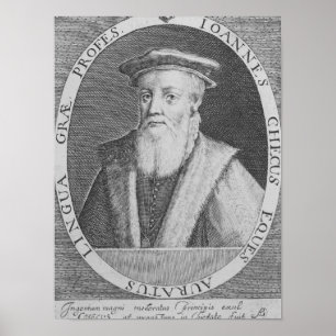 Póster John Cheke, 1620