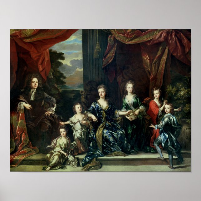 Póster John Churchill primer duque de Marlborough (Frente)