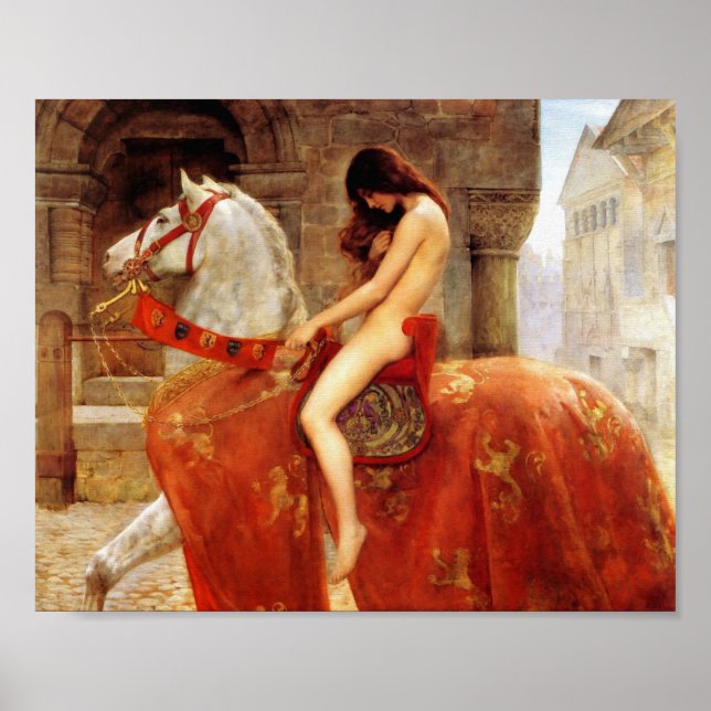 Póster John Collier Lady Godiva Bella Artes (Frente)