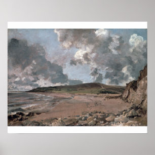 Póster John Constable Bahía de Weymouth con Jordan Hill
