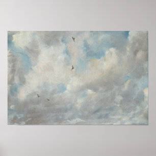 Póster John Constable - estudio de la nube