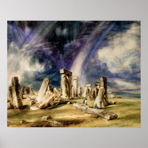 Póster John Constable - Stonehenge