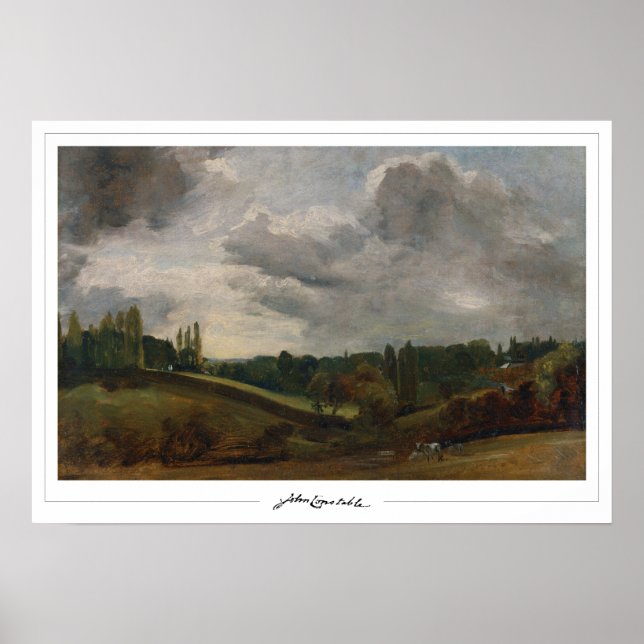 Póster John Constable Zedign Art Poster #10-2 (Frente)