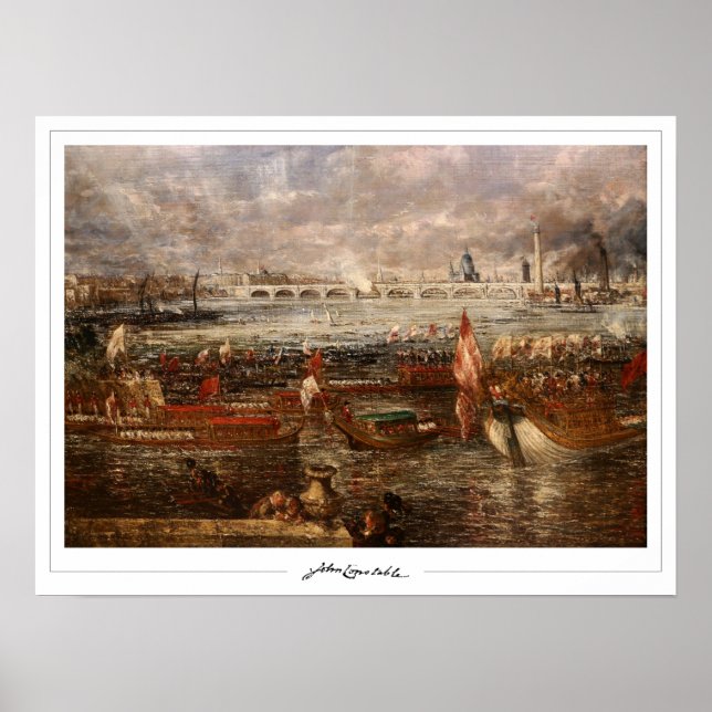 Póster John Constable Zedign Art Poster #129 (Frente)