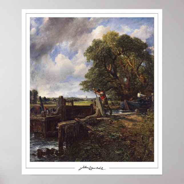 Póster John Constable Zedign Art Poster #184-2 (Frente)
