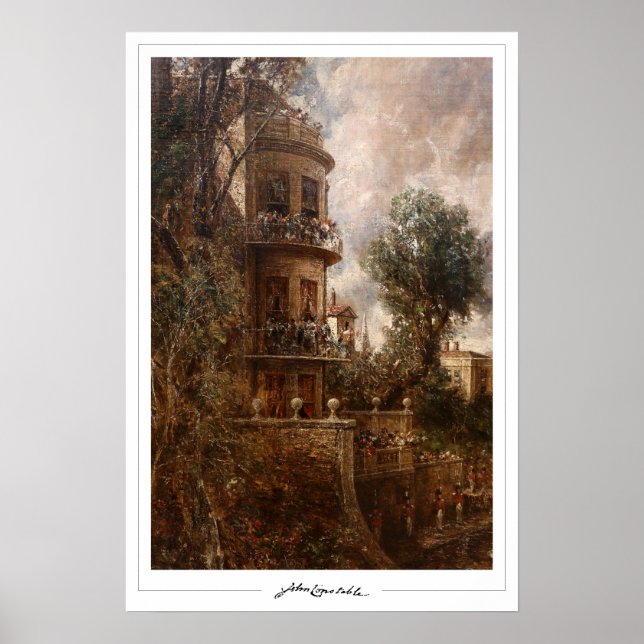 Póster John Constable Zedign Art Poster #196 (Frente)