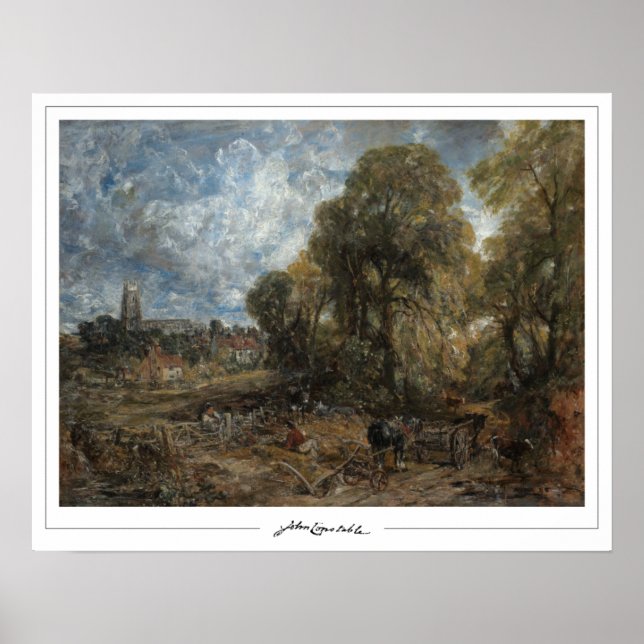 Póster John Constable Zedign Art Poster #236-2 (Frente)