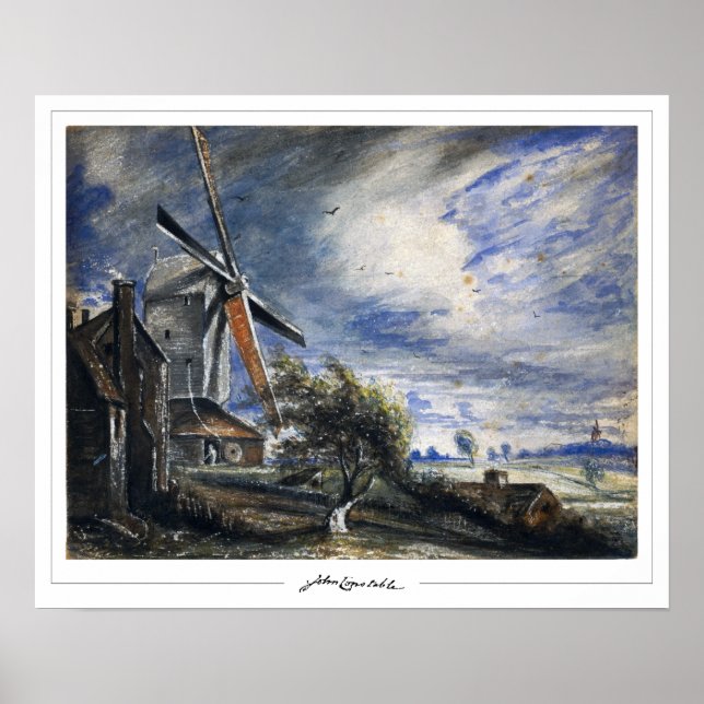 Póster John Constable Zedign Art Poster #243-2 (Frente)
