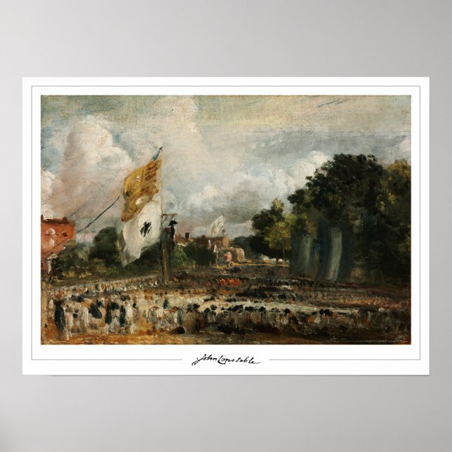 Póster John Constable Zedign Art Poster #32 (Frente)