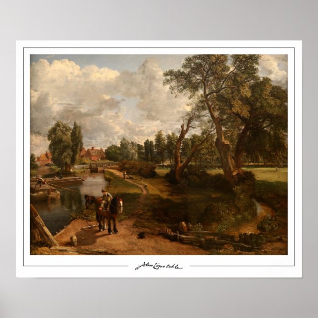 Póster John Constable Zedign Art Poster #418 (Frente)