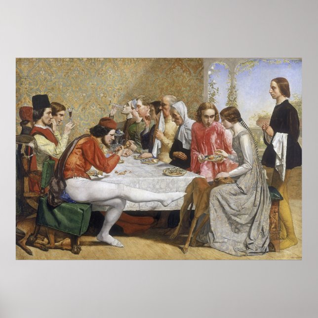 Póster John Everett Millais Isabella (Frente)
