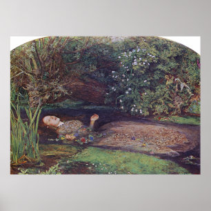 Póster John Everett Millais Ophelia
