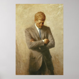 Póster John F. Kennedy Painting
