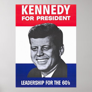 Póster John F Kennedy Para Presidente