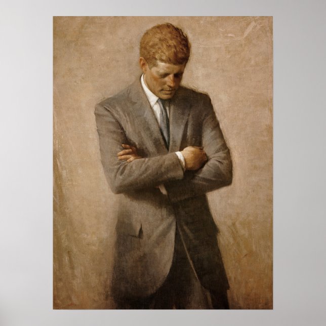 Póster John F. Kennedy Poster Oficial de Retrato (Frente)