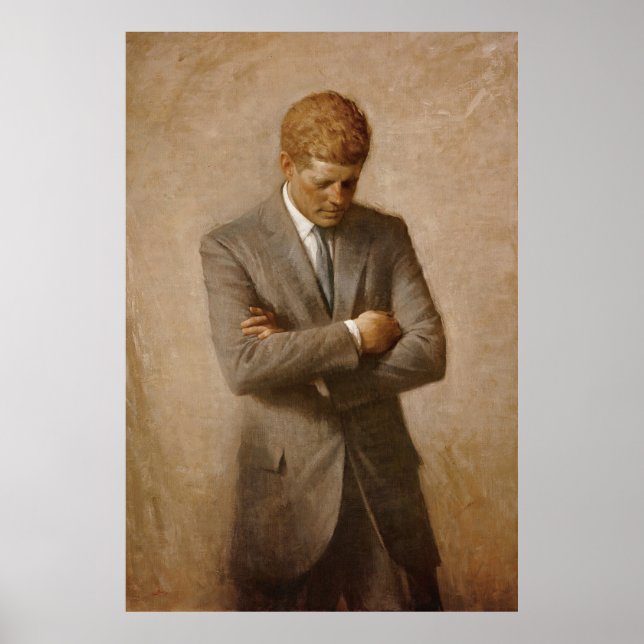 Póster John F. Kennedy, presidente de Estados Unidos, por (Frente)