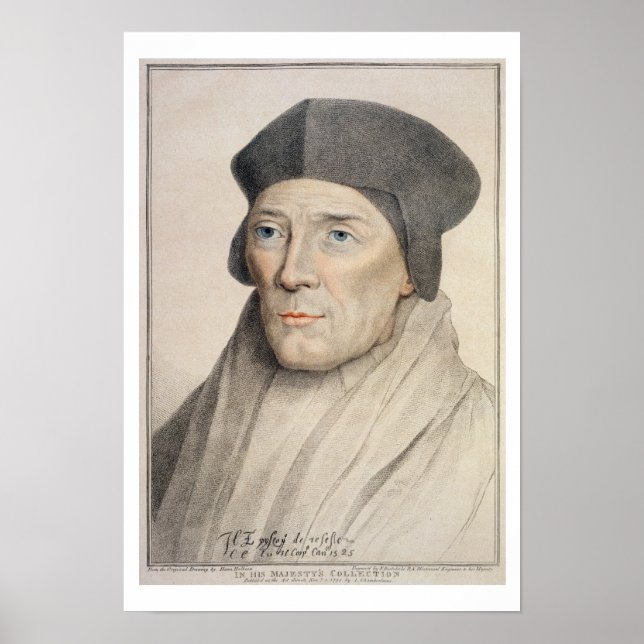 Póster John Fisher, Obispo de Rochester (1469-1535) engra (Frente)
