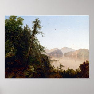 Póster John Frederick Kensett a lo largo del Hudson