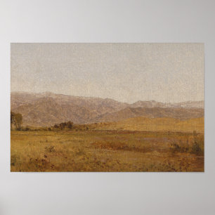 Póster John Frederick Kensett - Snowy Range y Foothills