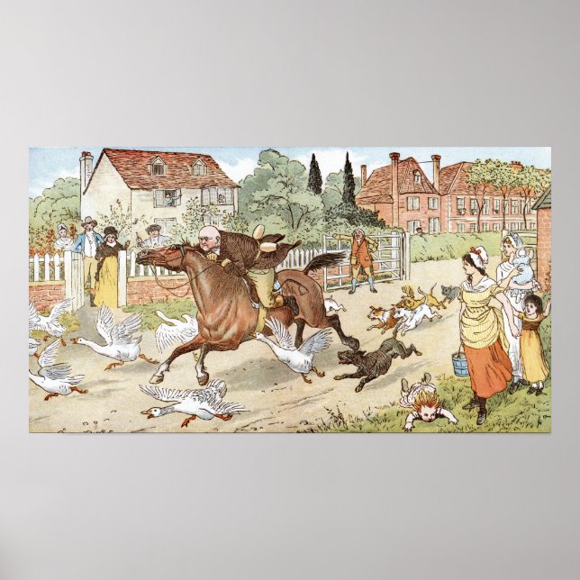 Póster John Gilpin se alza en el pueblo (Frente)