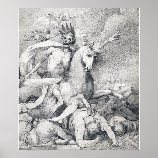 Póster John Hamilton Mortimer Muerte en un caballo pálido (Frente)