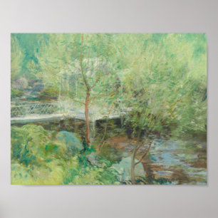 Póster John Henry Twachtman - El Puente Blanco