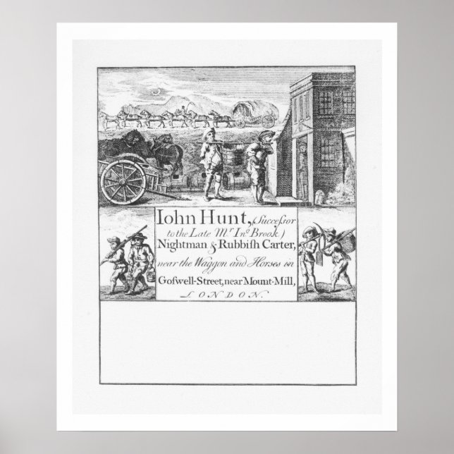 Póster John Hunt, Nightman y Rubbish Carter, cerca del W (Frente)