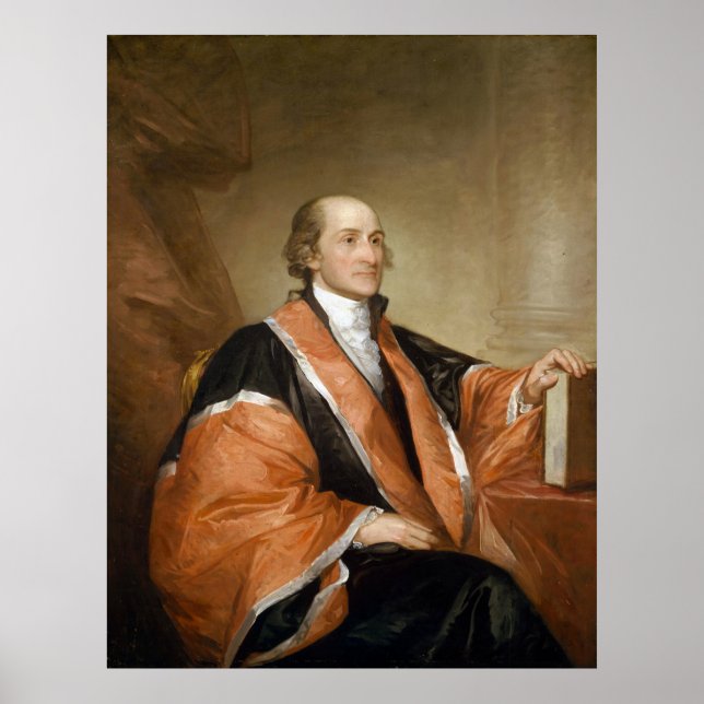 Póster John Jay, juez de la Corte Suprema de Estados Unid (Frente)