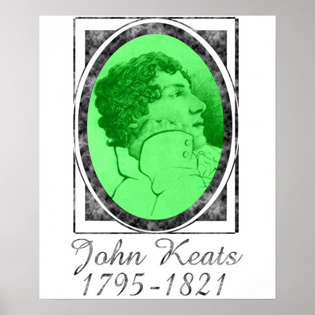Póster John Keats (Frente)