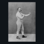 Póster John L. Sullivan - Campeón de boxeo de peso pesado<br><div class="desc">Esta fotografía de historia estadounidense muestra a John L. Sullivan,  fotografiado durante 1898. Sullivan,  nacido de ascendencia irlandesa,  es considerado el primer campeón del boxeo de pesos pesados engullidos,  y el último campeón de la regulación del Ring Rules del Premio de Londres.</div>